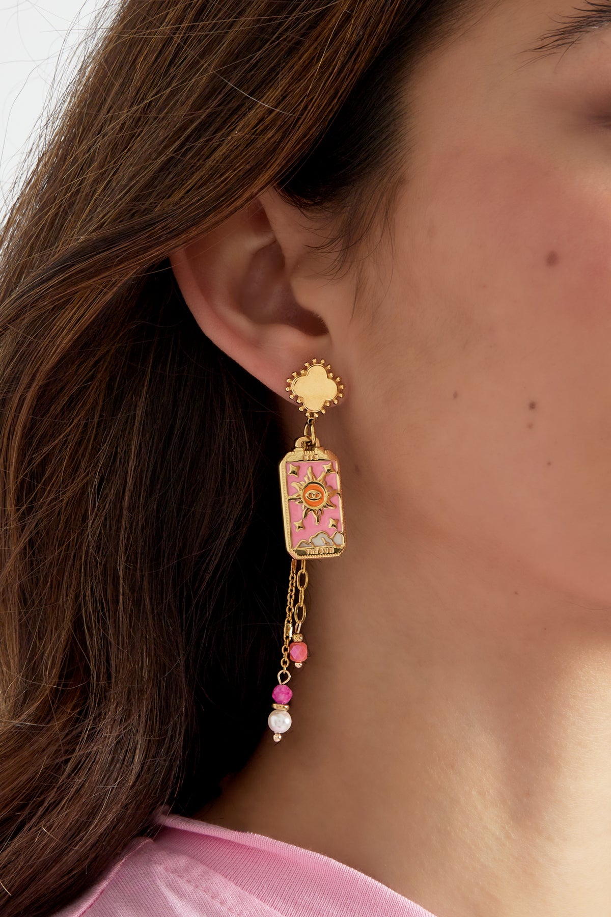 Oorbellen Colorful Sun